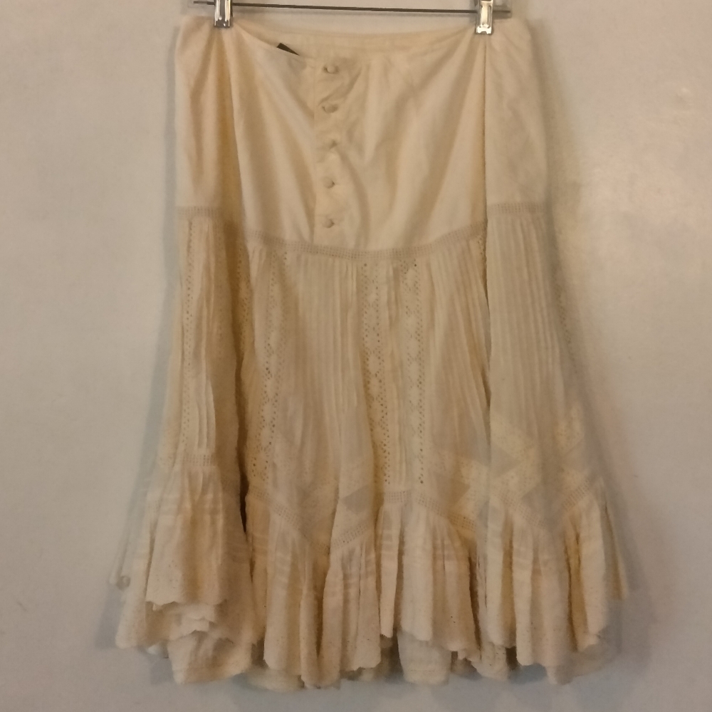 White cotton skirt